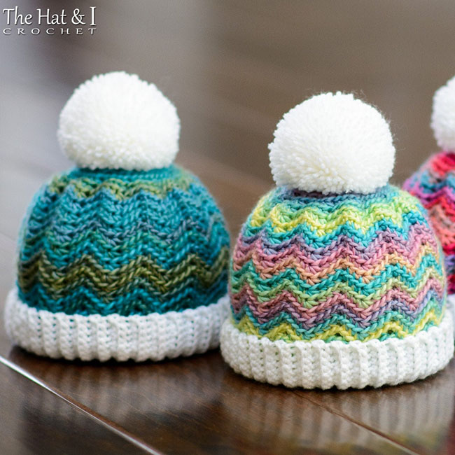 Gorrito crochet de TheHatandI en Etsy como regalo para bebes