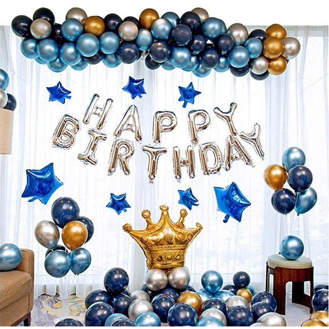 Kit de globos para cumpleaños Ponmoo como regalo para amigas