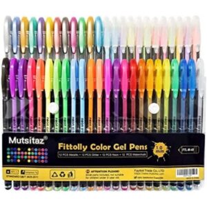 Set de 48 bolígrafos de gel colores variados como regalos para profesores