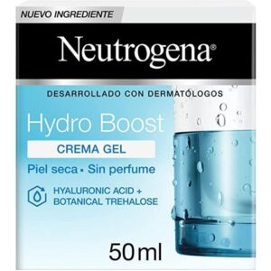 Crema gel hidratante facial con ácido hialurónico Neutrogena como regalos para suegros