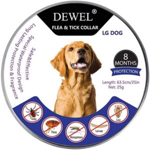 Collar antiparásitos Dewel como regalos para perros
