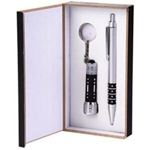 Bolígrafo y llavero linterna set de 20 unidades como regalos para invitados de boda