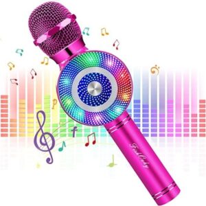 Micrófono Karaoke Bluetooth Fishoaky como regalo para niños