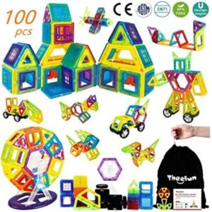Bloques magnéticos 100 piezas Theefun como regalo para niños