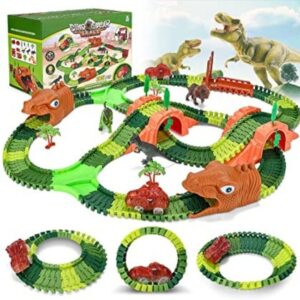 Pista de coche dinosaurio para niños Innedu como regalo para niños