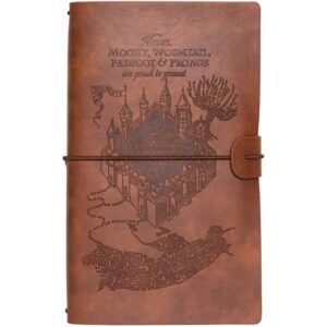 Cuaderno de notas de cuero Harry 
Potter como regalo de Harry Potter