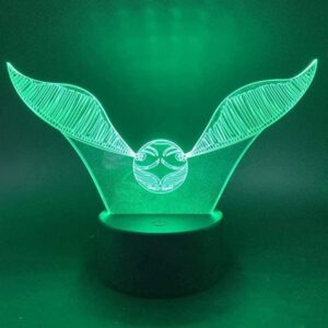 Lámpara de ilusión 3D BTEVX como regalo de Harry Potter