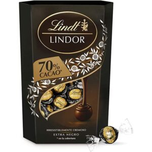 Bombones de chocolate negro 70% cacao 337 g como regalo para embarazadas