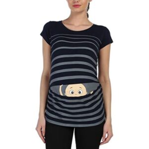 Camiseta con estampado manga corta como regalo para embarazadas