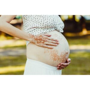 Arte corporal para la barriga embarazada como regalo para embarazadas