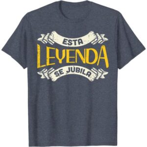 Camiseta "Esta leyenda se jubila" como regalo de jubilación