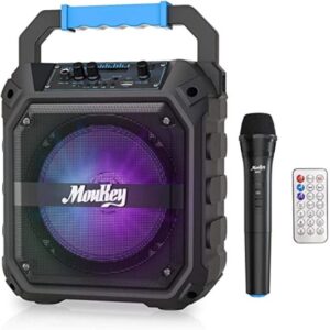 Altavoces Karaoke con micrófono Moukey como regalo tecnológico