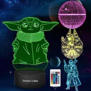 Lámpara Star Wars 3D 16 colores como regalo de Star Wars