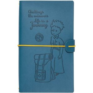 Cuaderno de viaje de cuero El Principito como regalo para viajeros