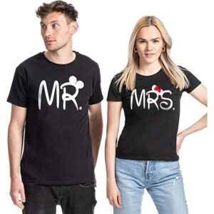 Set Camisetas Mr. & Mrs. Mickey Minnie como regalo de aniversario