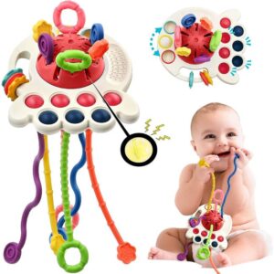 Juguete 4 en 1 Montessori sensorial como regalo para bebé de 1 año