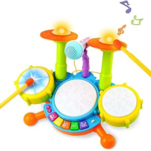 Juego de batería para niño Symiu como regalo para bebé de 1 año