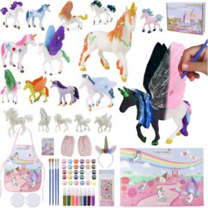Kit de manualidades unicornios para pintar como regalo para niña de 7 años