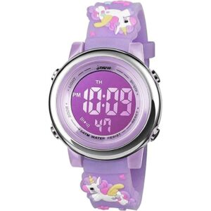 Reloj digital para niños HIMTOR como regalo para niña de 7 años